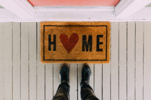 First time home buyer door mat